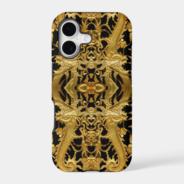golden dragon iphone case (Back)