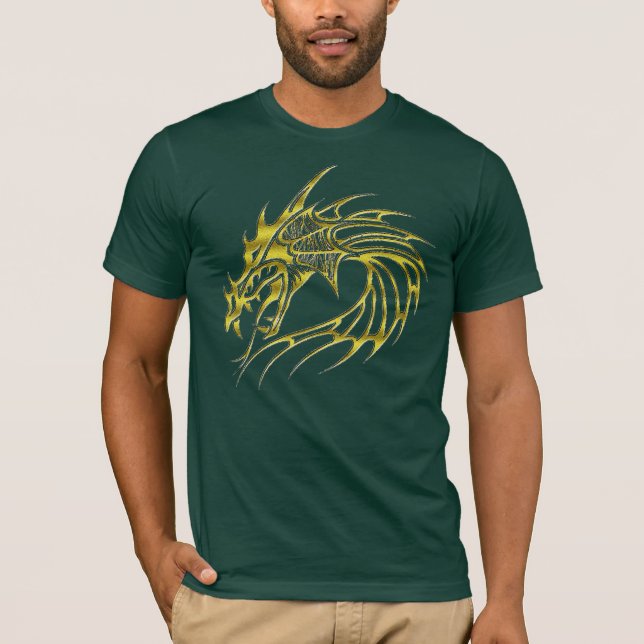 Golden Dragon Men's T-shirt (Front)