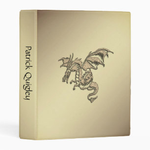 Golden Dragon Mini Binder
