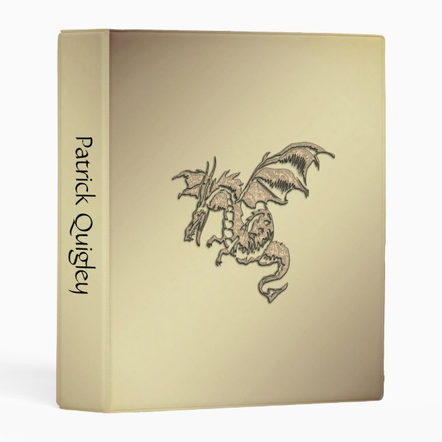 Golden Dragon Mini Binder (Front/Spine)