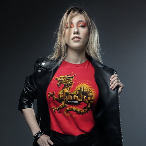 Golden Dragon of Hollywood _ 2024 Lunar New Year T_Shirt