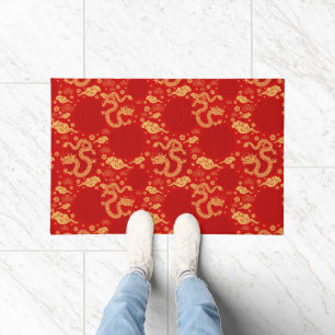 Golden dragon pattern - Chinese Lunar year 2024 Doormat
