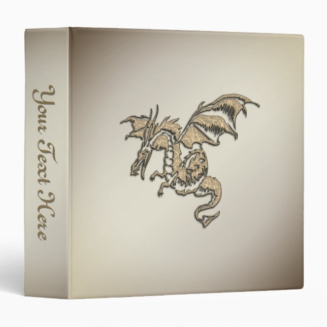 Golden Dragon Personal Binder (Front/Spine)
