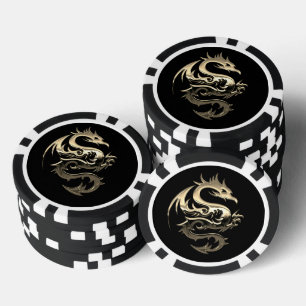 Golden Dragon Poker Chip