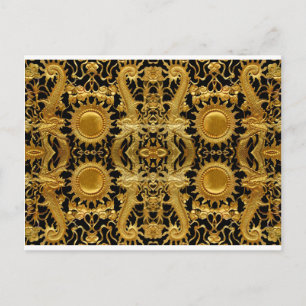 golden dragon postcard