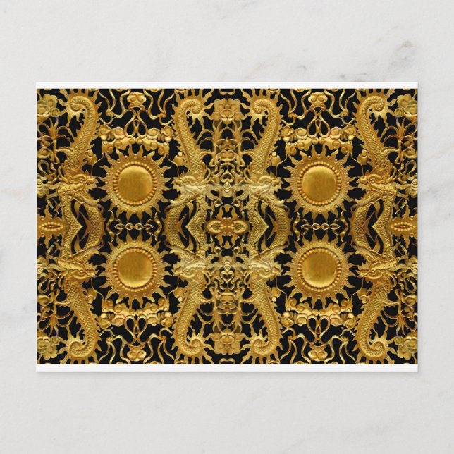 golden dragon postcard (Front)