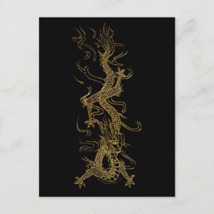GOLDEN DRAGON Series Postcard
