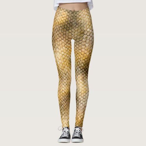 Golden Dragon Skin Leggings