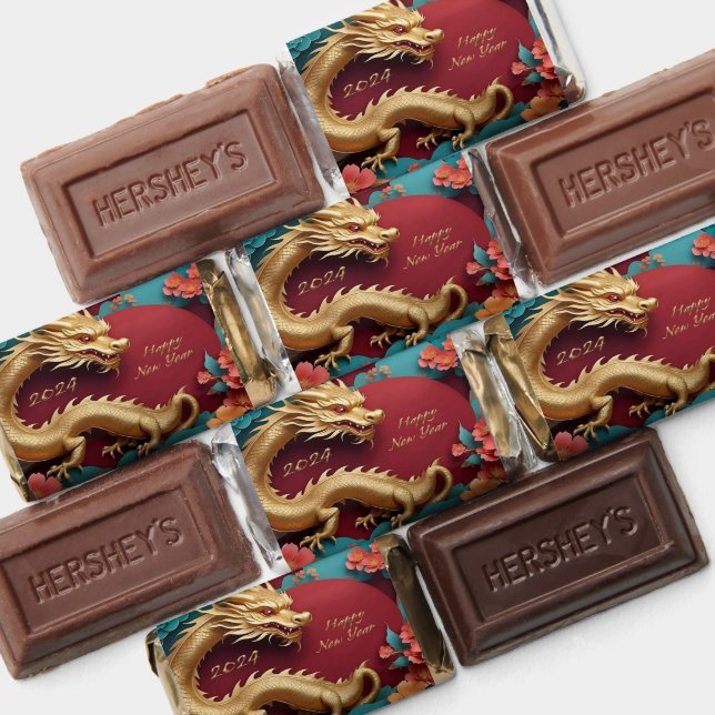 Golden Dragon Spectacle Chinese New Year Hershey's Miniatures (Assorted)
