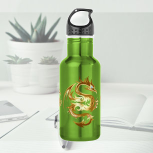 Golden Dragon Stainless Steel Water Bottle