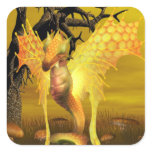 Golden Dragon Stickers