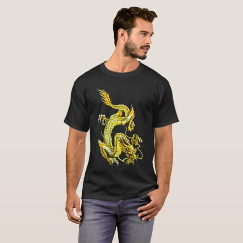 Golden Dragon T_Shirt