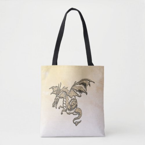 Golden Dragon Tote Bag