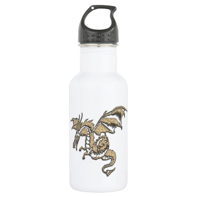 Golden Dragon Water Bottle (Front)