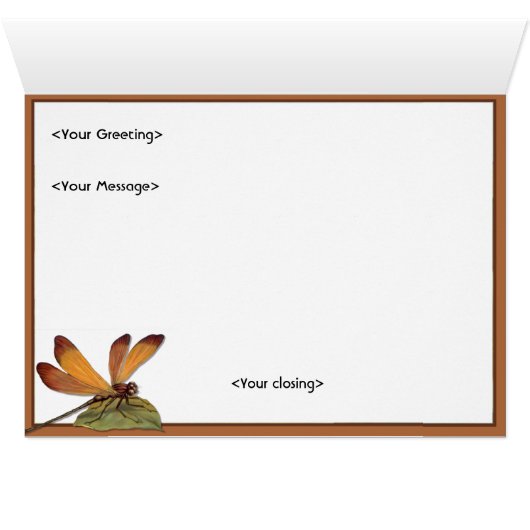 Golden Dragonfly (Inside Horizontal (Bottom))