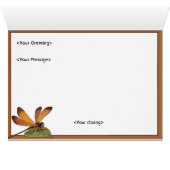 Golden Dragonfly Cards (Inside Horizontal (Bottom))