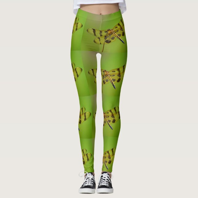 Golden Dragonfly Leggings (Front)