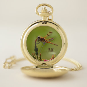 Golden Dragonfly *Monogram* Pocket Watch