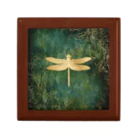 Golden Dragonfly Wooden outlet Jewellery Box