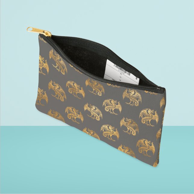 Golden Dragons Accessory Pouch (Creator Uploaded)