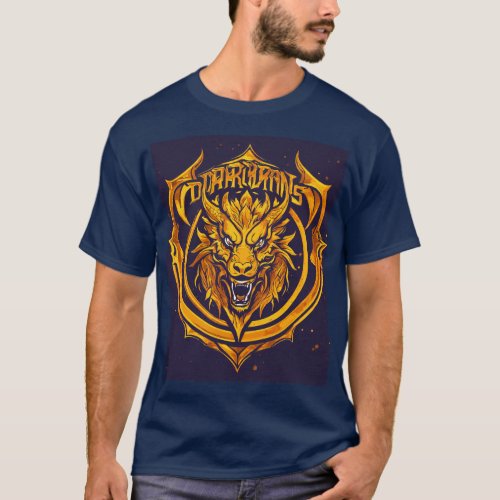 golden dragons basketball logo T_Shirt