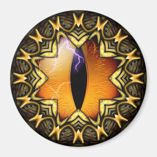 Golden Dragon's Eye Magnet