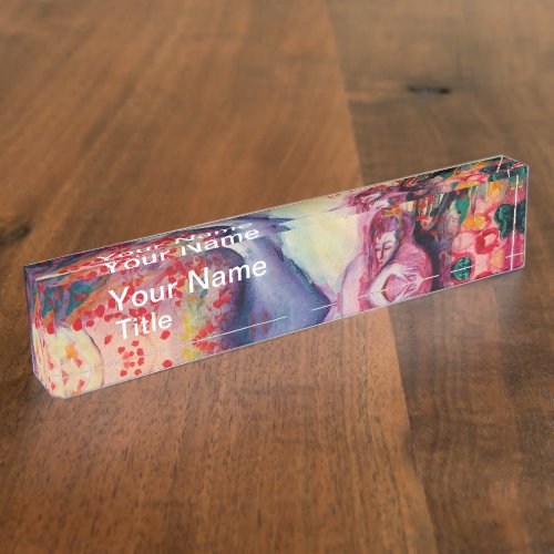 GOLDEN DREAM Yoga InstructorMeditationZen Garden Desk Name Plate