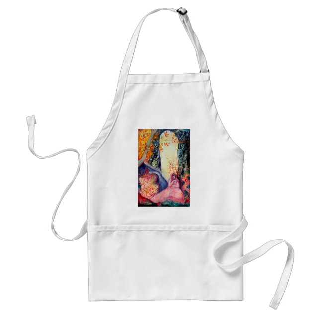 GOLDEN DREAM / Yoga Meditation Zen Garden Adult Apron (Front)
