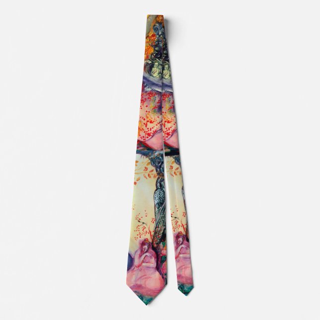 GOLDEN DREAM / Yoga Meditation Zen Garden Neck Tie (Front)