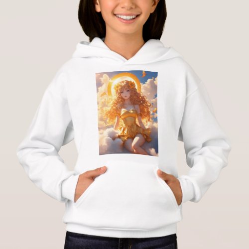 Golden Dreams Ethereal Anime Beauty T_Shirt Hoodie