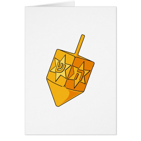 Golden Dreidel Card