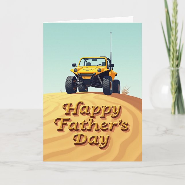 Golden Dune Fathers Day Card (Front)