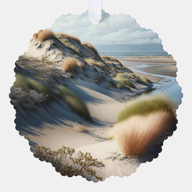 Golden Dunes Ornament Card (Front)