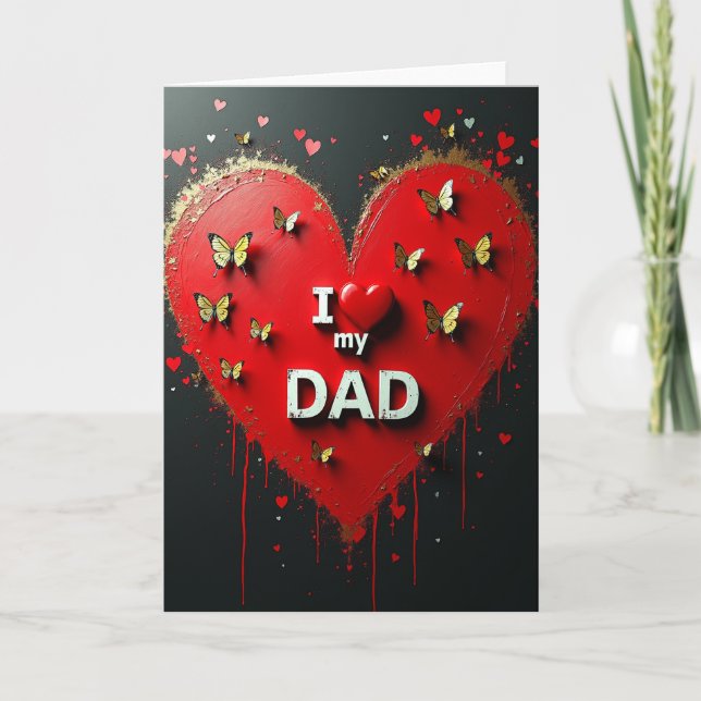 Golden Dust Fathers Day Card (Front)