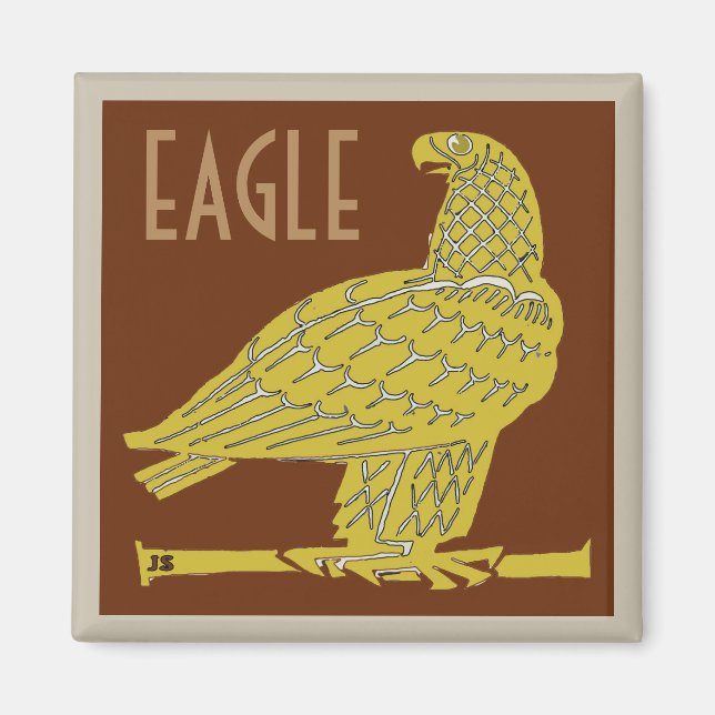 Golden Eagle, add text Magnet (Front)