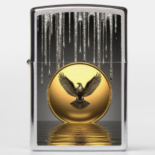 Golden Eagle artistic design accessory Zippo Lighter