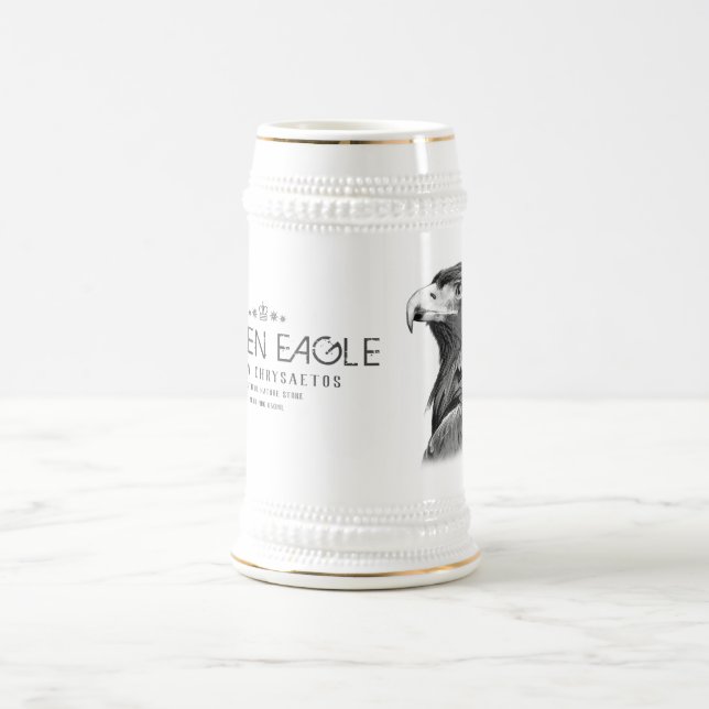 Golden Eagle Beer Stein (Center)