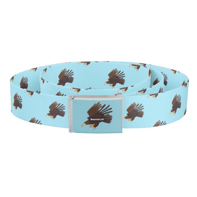 Golden eagle funny cartoon illustration belt (Coil)