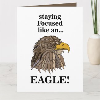 Golden Eagle Head Card