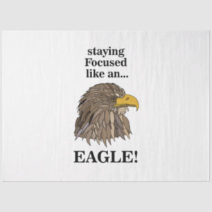 Golden Eagle Head Tissue Paper