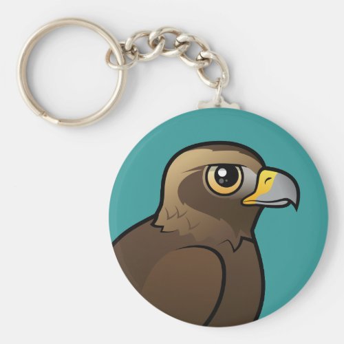 Cute Golden Eagle Keychains by Birdorable