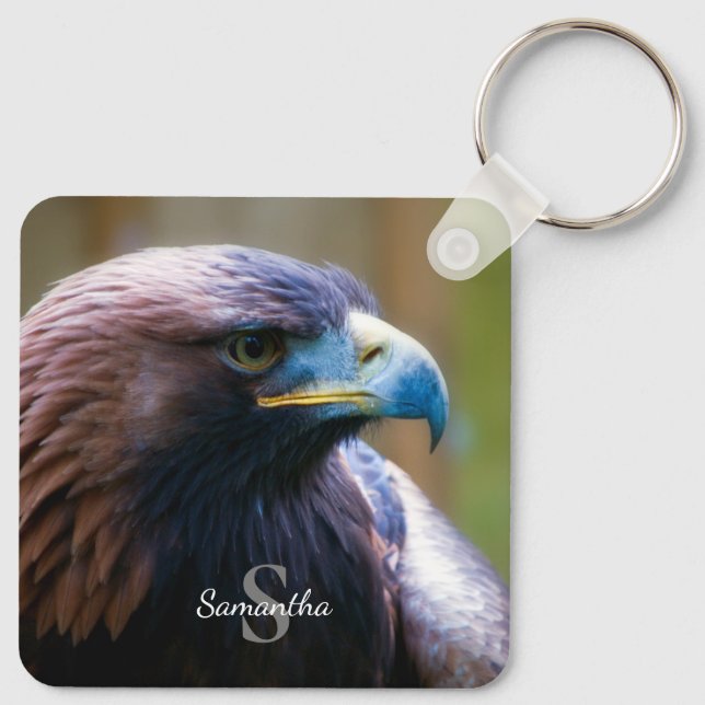 Golden Eagle Keyring (Back)