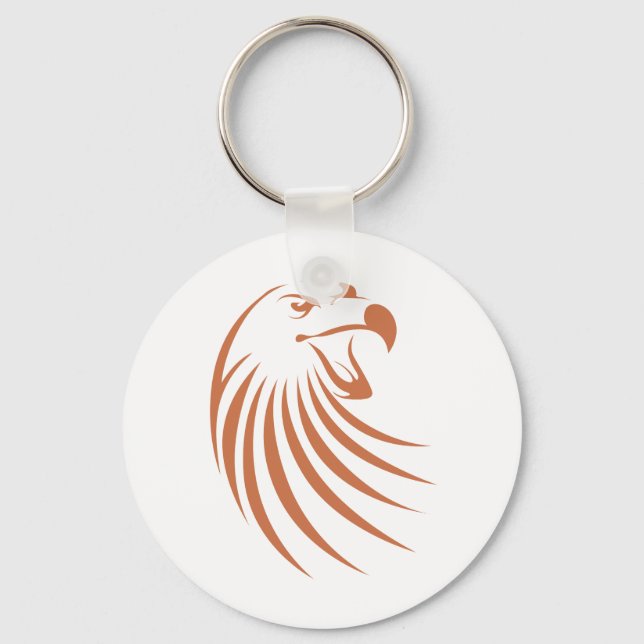 Golden Eagle Logo Keychain (Front)