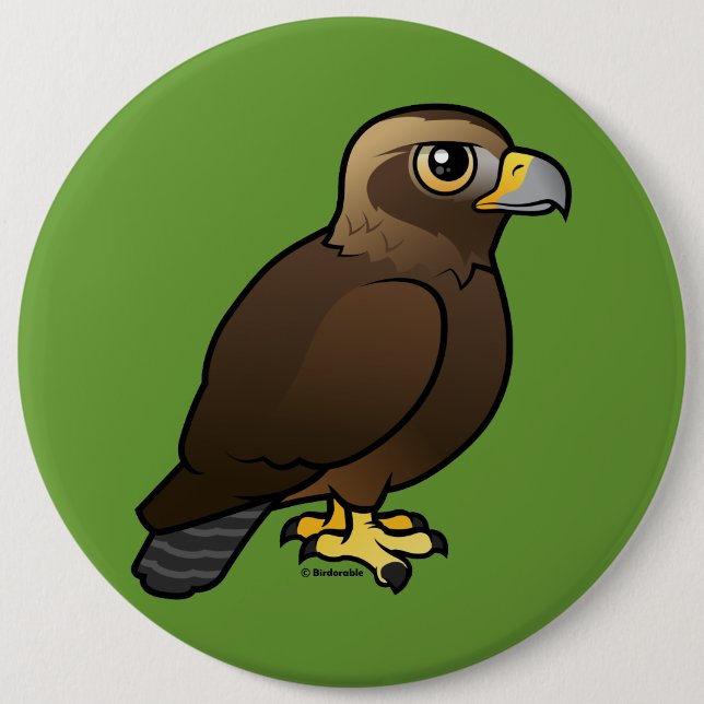Golden Eagle Pinback Button (Front)