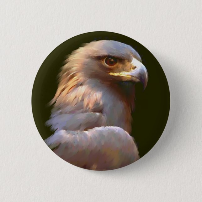 Golden Eagle Pinback Button (Front)
