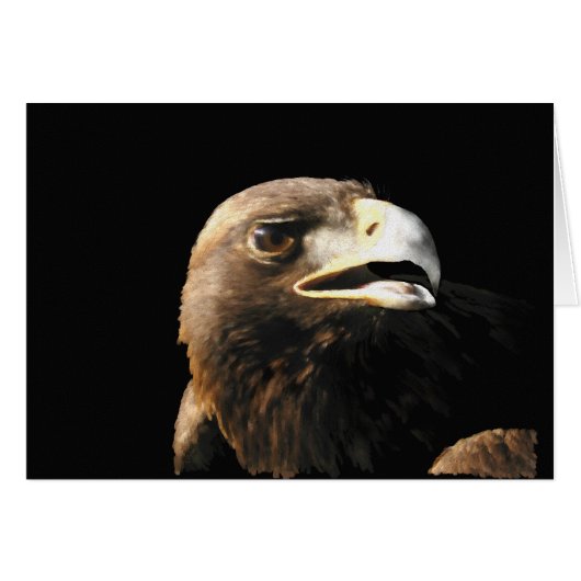 Golden Eagle Portrait Cards (Front Horizontal)