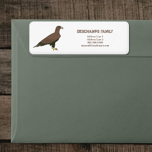 Golden Eagle Return Address Label