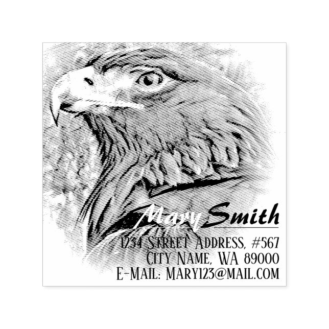 Golden Eagle Self-Inking Stamp (Design)