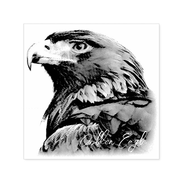 Golden Eagle Self-inking Stamp (Design)
