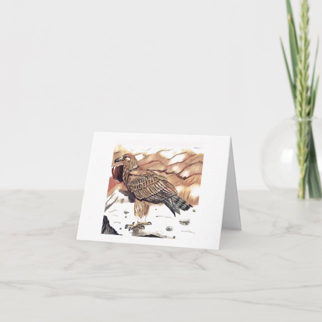 Golden Eagle 🦅  Thank You Card (Front)